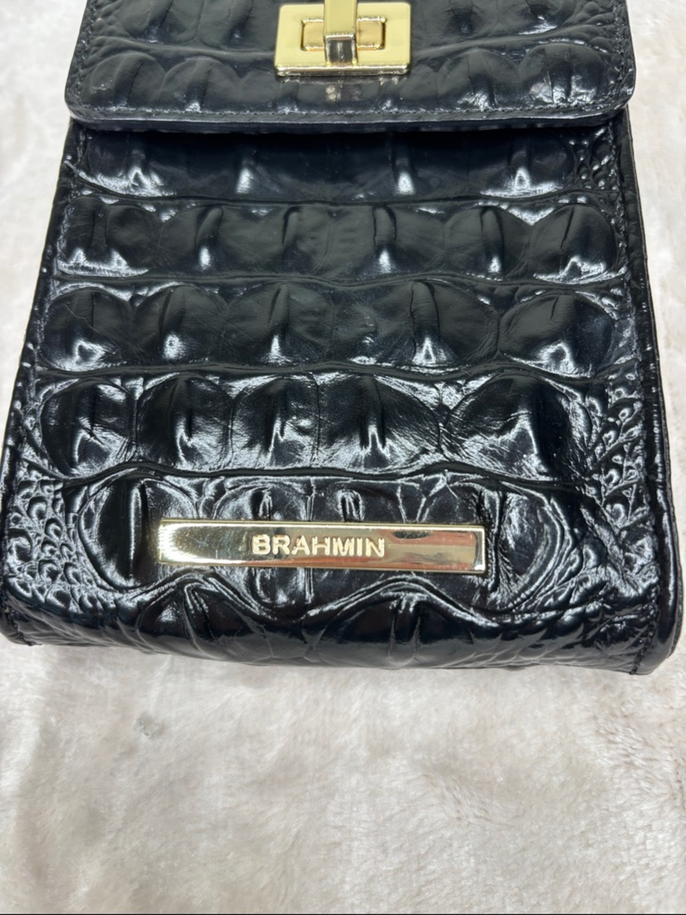 Brahmin Madison Crossbody Black Melbourne - Picture 3 of 8
